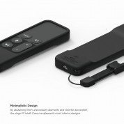 Elago R1 Intelli Case - удароустойчив силиконов калъф за Apple TV Siri Remote (черен) 1