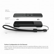 Elago R1 Intelli Case - удароустойчив силиконов калъф за Apple TV Siri Remote (черен) 6
