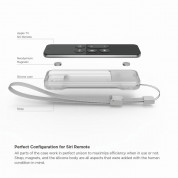 Elago R1 Intelli Case - удароустойчив силиконов калъф за Apple TV Siri Remote (прозрачен) 3