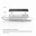 Elago R1 Intelli Case - удароустойчив силиконов калъф за Apple TV Siri Remote (прозрачен) 4