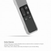 Elago R1 Intelli Case - удароустойчив силиконов калъф за Apple TV Siri Remote (прозрачен) 1