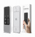 Elago R1 Intelli Case - удароустойчив силиконов калъф за Apple TV Siri Remote (прозрачен) 1
