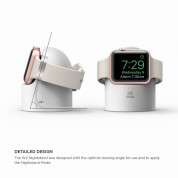 Elago W2 Watch Stand - силиконова поставка за Apple Watch (бяла) 7