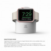 Elago W2 Watch Stand - силиконова поставка за Apple Watch (бяла) 4