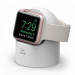 Elago W2 Watch Stand - силиконова поставка за Apple Watch (бяла) 1