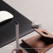 Elago Leather Mouse Pad - дизайнерски кожен пад за мишка (черен) 3