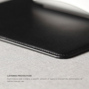 Elago Leather Mouse Pad - дизайнерски кожен пад за мишка (черен) 4