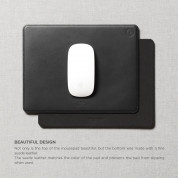Elago Leather Mouse Pad - дизайнерски кожен пад за мишка (черен) 7