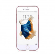 Comma Crystal Camelia Case - поликарбонатов кейс за iPhone 6, iPhone 6S (с кристали Сваровски) (розово злато и сини кристали) 4