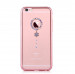 Comma Crystal Camelia Case - поликарбонатов кейс за iPhone 6, iPhone 6S (с кристали Сваровски) (розово злато и сини кристали) 2