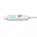 Comma Light Dural 2 in 1 Cable - универсален кабел с Lightning и MicroUSB конектори (бял) 3