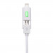 Comma Light Dural 2 in 1 Cable - универсален кабел с Lightning и MicroUSB конектори (бял) 1