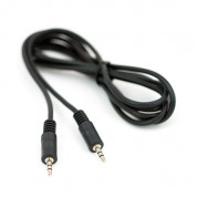 eSTUFF Audio Cable - качествен 3.5 mm към 3.5 mm аудио кабел 180 см. (два мъжки жака)(черен)