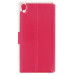 SPARKLE Flip Case - кожен кейс и поставка за Xperia Z5 Premium (розов) 2