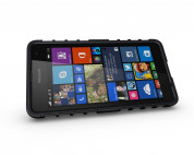 Redneck Tetron Rugged Case - хибриден кейс с поставка и най-висока степен на защита за Microsoft Lumia 535 3