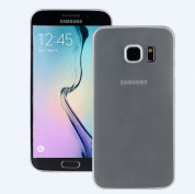 Redneck PP Case - тънък полимерен кейс (0.35 mm) за Samsung Galaxy S6 Edge (прозрачен-матиран) (bulk)