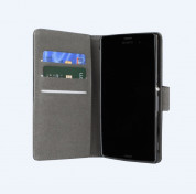 Redneck Prima Folio - кожен калъф, тип портфейл и поставка за Sony Xperia Z5 (черен) 4