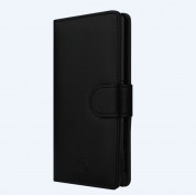 Redneck Prima Folio - кожен калъф, тип портфейл и поставка за Sony Xperia Z5 (черен)