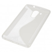 S-Line Cover Case - силиконов (TPU) калъф за Huawei Mate 8 (прозрачен)