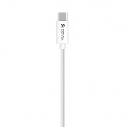 Devia iStyle USB-C Cable - USB кабел за MacBook и устройства с USB-C порт (200 cm) (бял) 1