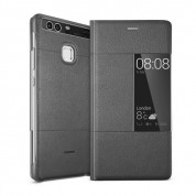 Huawei Flip Case with Window for Huawei P9 Plus (dark grey)