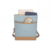 Moshi Aerio Lite Bag - стилна кожена чанта за MacBook 12 с отделение за таблети и смартфони (син) 6