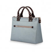 Moshi Urbana Mini Bag - стилна и луксозна кожена чанта за MacBook 12 с отделение за таблети и смартфони (син) 4