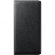 Samsung Flip Case EF-WJ510PBEGWW - оригинален кожен калъф за Samsung Galaxy J5 (2016) (черен)