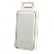 Samsung Flip Case EF-WJ120PWEGWW - оригинален кожен калъф за Samsung Galaxy J1 (2016) SM-J120F (бял) 1