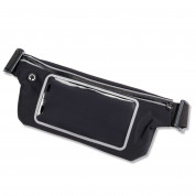 4smarts Basic BONDI 6.0 Universal Sports Case XL - универсален спортен калъф за кръста за смартфони с дисплеи до 6 инча (черен)