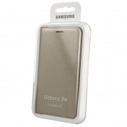 Samsung Flip Case EF-WJ120PFEGWW - оригинален кожен калъф за Samsung Galaxy J1 (2016) SM-J120F (златист) 3