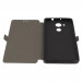 Wallet Flip Case - кожен калъф, тип портфейл и поставка за LG K8 (черен) 4