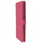 Wallet Flip Case - кожен калъф, тип портфейл и поставка за LG K8 розов) 1
