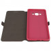 Wallet Flip Case - кожен калъф, тип портфейл и поставка за LG K8 розов) 5