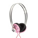 Jivo One Direction SnapCaps On-Ear Metal Band Headphones - слушалки за мобилни устройства (розови) 1
