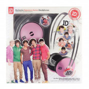 Jivo One Direction SnapCaps On-Ear Metal Band Headphones (pink) 1