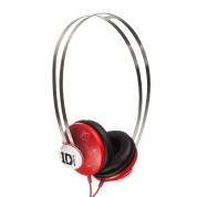 Jivo One Direction SnapCaps On-Ear Metal Band Headphones - слушалки за мобилни устройства (червени)