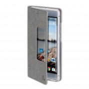 4smarts Chelsea Smart Cover Window Case - кожен калъф с отвор за дисплея за Huawei P9 Plus (сив) 3