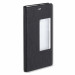 4smarts Chelsea Smart Cover Window Case - кожен калъф с отвор за дисплея за Huawei P9 Plus (черен) 2