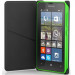 Microsoft Flip Cover CP-634 - оригинален кейс с поставка за Microsoft Lumia 532 (черен-зелен) 2