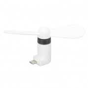 HR-imotion Mini Fan - мини вентилатор за устройства с Lightning вход (бял)
