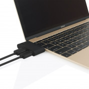 Incipio USB-C Dual Port Adapter - 2-портов USB хъб (разклонител) от USB-C към USB-A за MacBook и компютри с USB-C порт 5