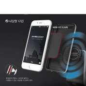 Verus Magnetic Grab - магнитна поставка за гладки повърхности за iPhone, Samsung и смартфони до 6.3 инча (златиста) 5