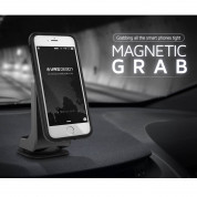 Verus Magnetic Grab - магнитна поставка за гладки повърхности за iPhone, Samsung и смартфони до 6.3 инча (златиста) 3
