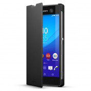 Sony Flip Case Smart Style Cover SCR48 for Xperia M5 (black)