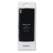 Sony Style Cover SBC26 - оригинален тънък полимерен кейс за Sony Xperia XA (черен) 2