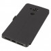 Wallet Flip Case - кожен калъф, тип портфейл и поставка за HTC 10 (черен) 2