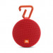 JBL Clip 2 - водоустойчив безжичен портативен спийкър (с карабинер) с микрофон за мобилни устройства (червен) 1