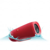 JBL Charge 3 - водоустойчив безжичен спийкър с микрофон и вградена батерия, зареждащ мобилни устройства (червен) 1