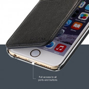 Prodigee Jackit Case - кожен калъф, тип портфейл за iPhone 6, iPhone 6S (черен) 3